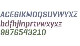 GeogrotesqueStencil C Sb Italic Regular