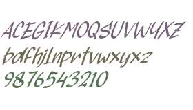 Black Smith Italic - Personal U