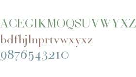 Bodoni Classic Cyrillic