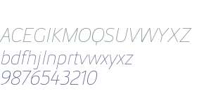 Helia Core W01 Thin Italic