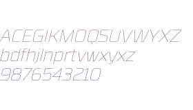 RBNo3.1 W00 Thin Italic