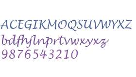 Lucida Handwritng W01 Italic