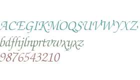 Chancery Script Light SSi Light Italic