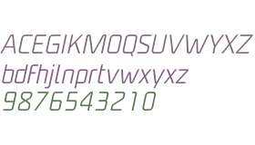 Unicod Sans W01 Light Italic