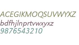 URW Grotesk T W01 Light Italic