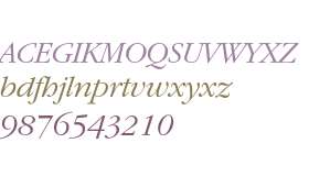 ITC Garamond Light Italic Cyrillic