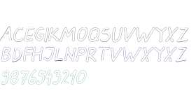 Darbog outline Bold Italic