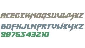 Heavy Copper Condensed Italic