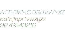 Nexa-Trial Extra Light Italic