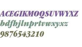 ITC Garamond LT Ultra Condensed Italic