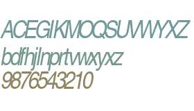 Helvetica CE Narrow Oblique