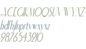 ElisiaCondensed Italic