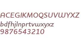 Houschka W03 DemiBold Italic