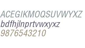 Helvetica LT W04 Condensed Obl
