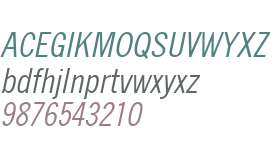 QuickType Condensed Italic