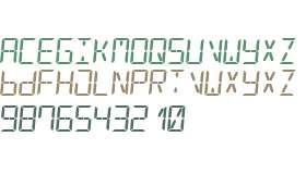 Digital Counter 7 Italic V2