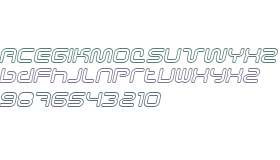 Sci Fied Outline Italic