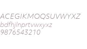 Objektiv Mk3 W03 Thin Italic