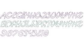 Oubliette Outline Italic