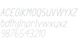 Exacta Light Italic