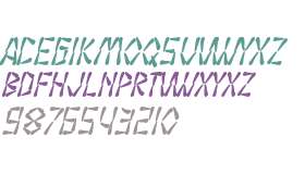 SF Wasabi Condensed Bold Italic V2 V1