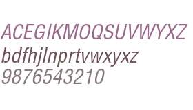 Helvetica CE Condensed Oblique