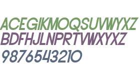 SF Buttacup Lettering Bold Oblique V2 V1