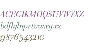 Bodoni Classic W01 Text Italic