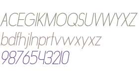 Roland Thin Condensed Italic