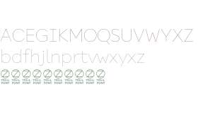 Ux Sans Trial Thin