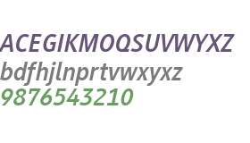 Generis Sans W04 Bold Italic