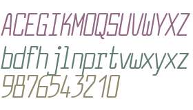 Larabiefont Compressed Italic