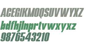 Frileder Typeface Slant
