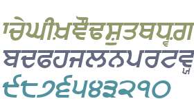 Punjabi Bold Italic