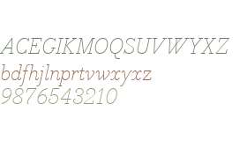Bodoni Egypt W01 X Light Italic
