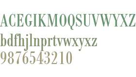 Bodoni Antiqua W01 Condensed