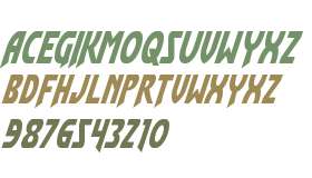 Flash Rogers Condensed Italic