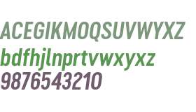 Cervino Bold Neue Italic