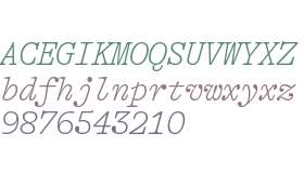GT Alpina Typewriter Thin Italic