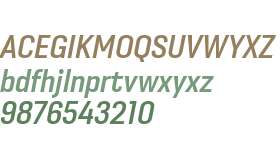 Moderna Sans Medium Cnd It