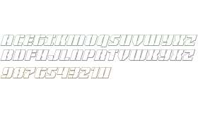 Warp Thruster 3D Italic