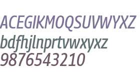 Georama Semi Condensed Medium Italic