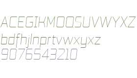 Lab Sans W01 Thin Italic