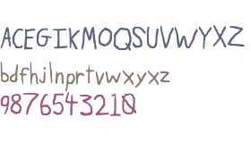 Ruji's Handwriting Font