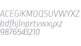 Ropa Sans W01 ExtraLight Italic