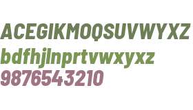 Barlow Semi Condensed ExtraBold Italic