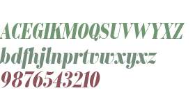 Bw Pose No 3 DEMO ExBold Italic