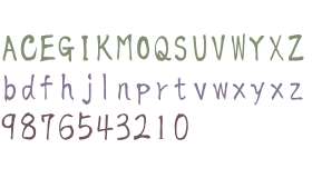 KouzanBrushFontGyousyo