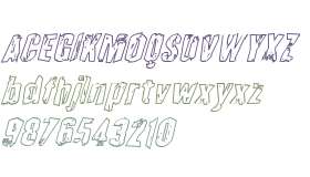 Quarrystone Outline Italic