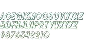 SF Buttacup Lettering Shaded Oblique V2 V1
